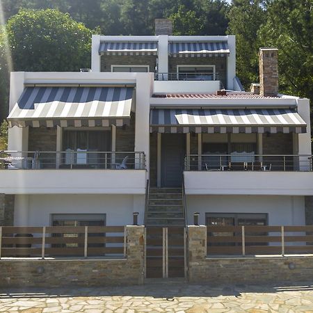Ntinas Villa With Sea View Skala Potamia  Bagian luar foto