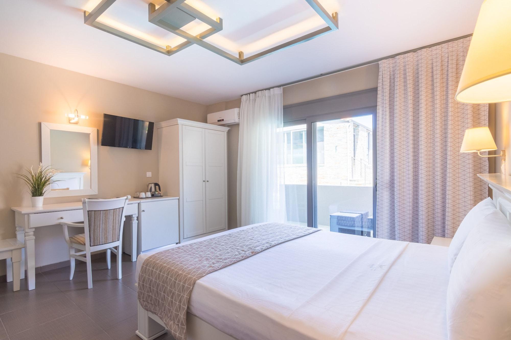 Ntinas Villa With Sea View Skala Potamia  Bagian luar foto