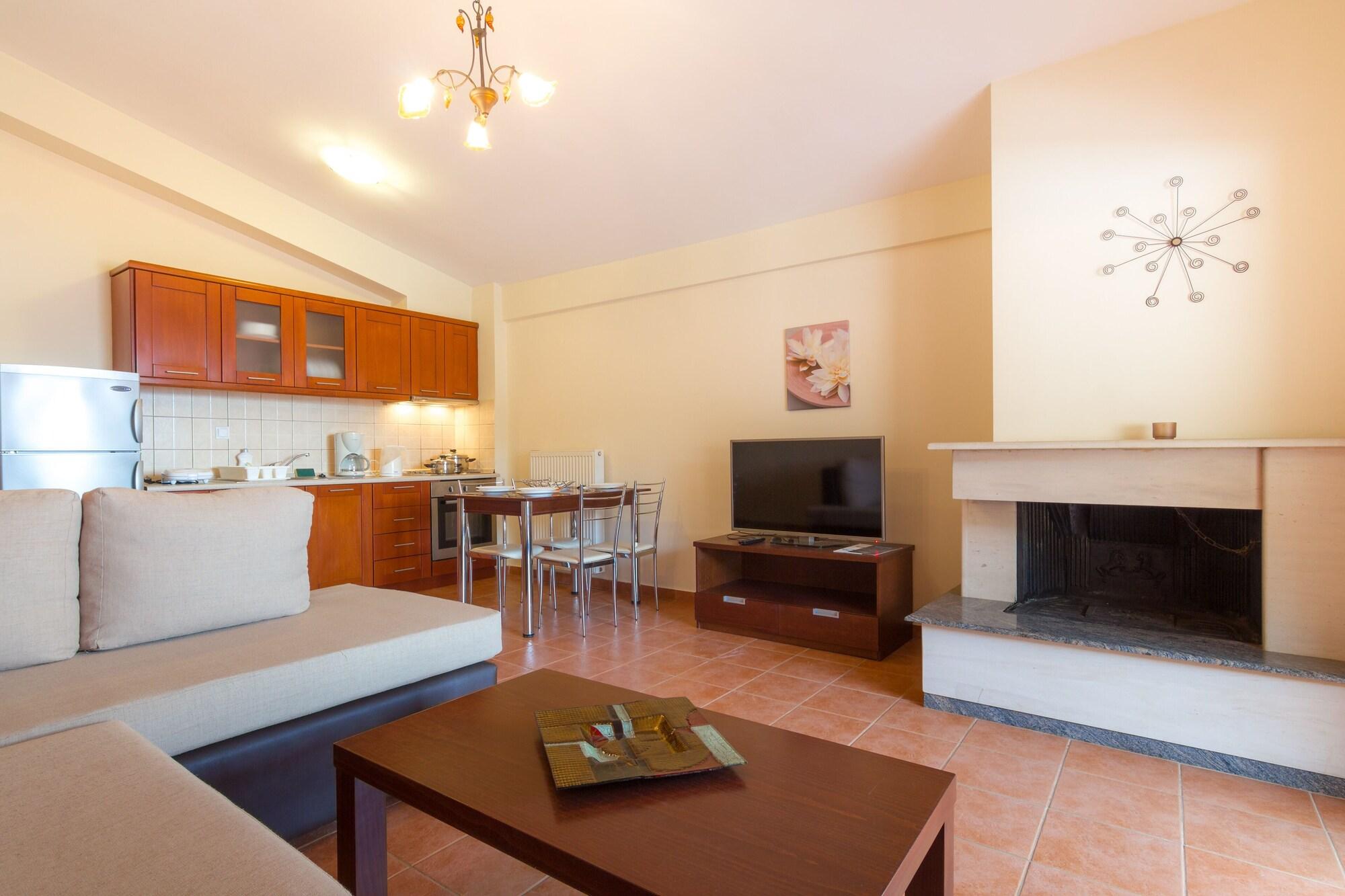 Ntinas Villa With Sea View Skala Potamia  Bagian luar foto