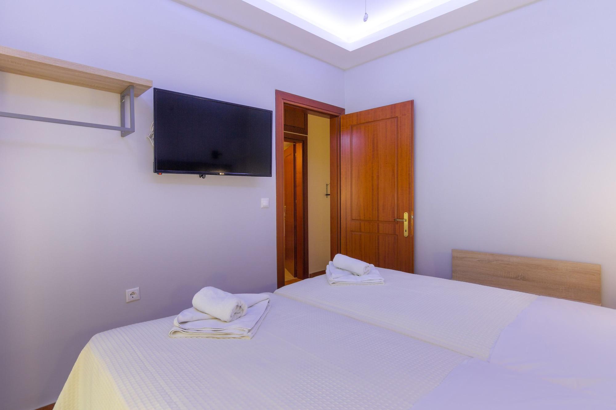 Ntinas Villa With Sea View Skala Potamia  Bagian luar foto