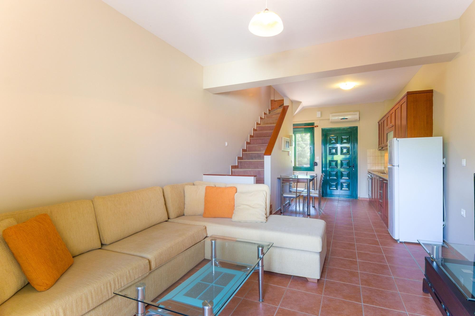 Ntinas Villa With Sea View Skala Potamia  Bagian luar foto