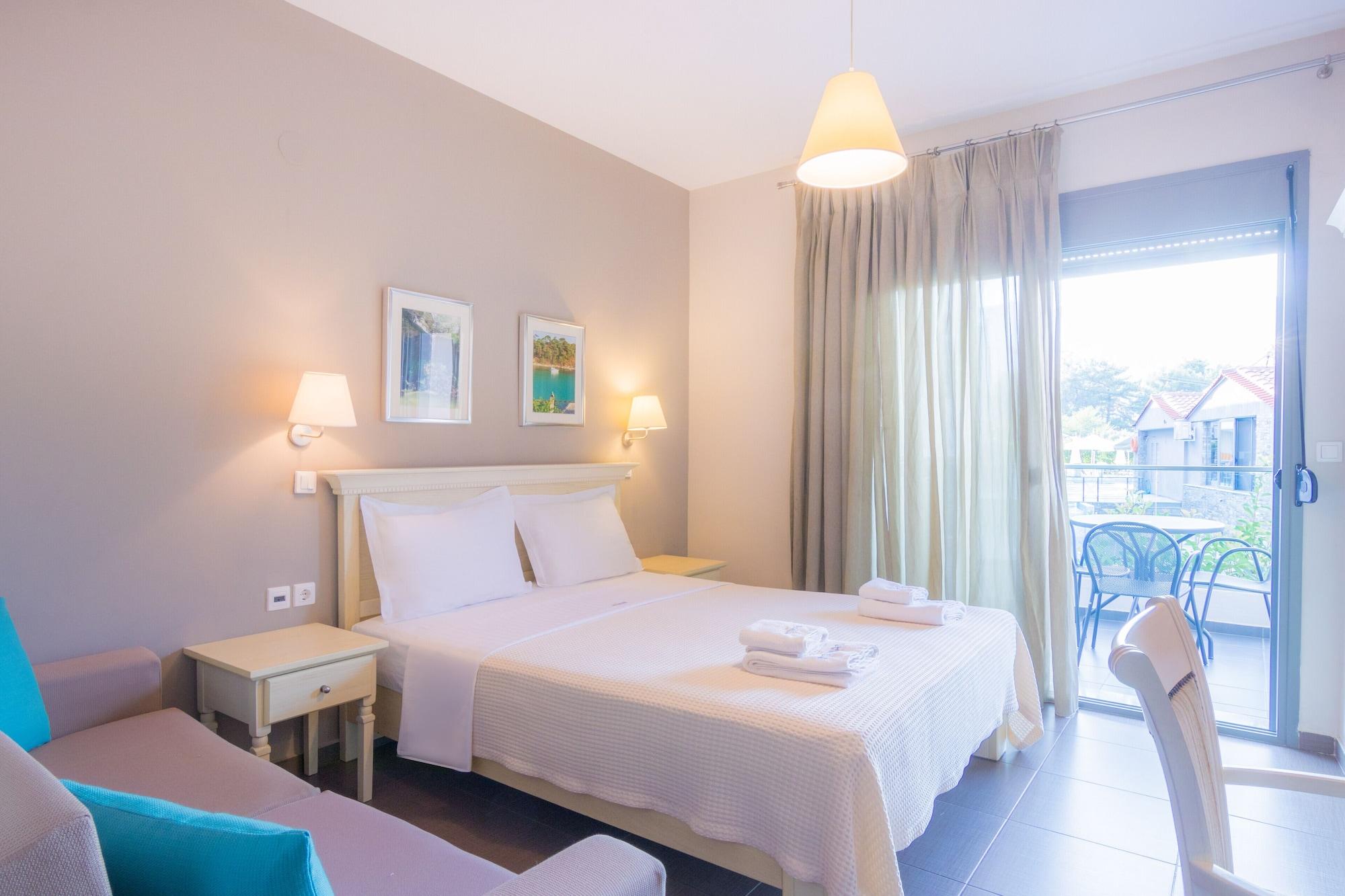 Ntinas Villa With Sea View Skala Potamia  Bagian luar foto